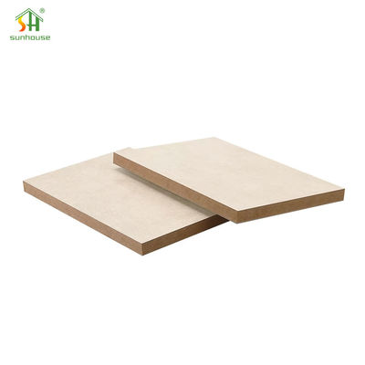 Abrasion Resistant Melamine MDF Board 9mm Water Resistant MDF Medium Density Fiberboard