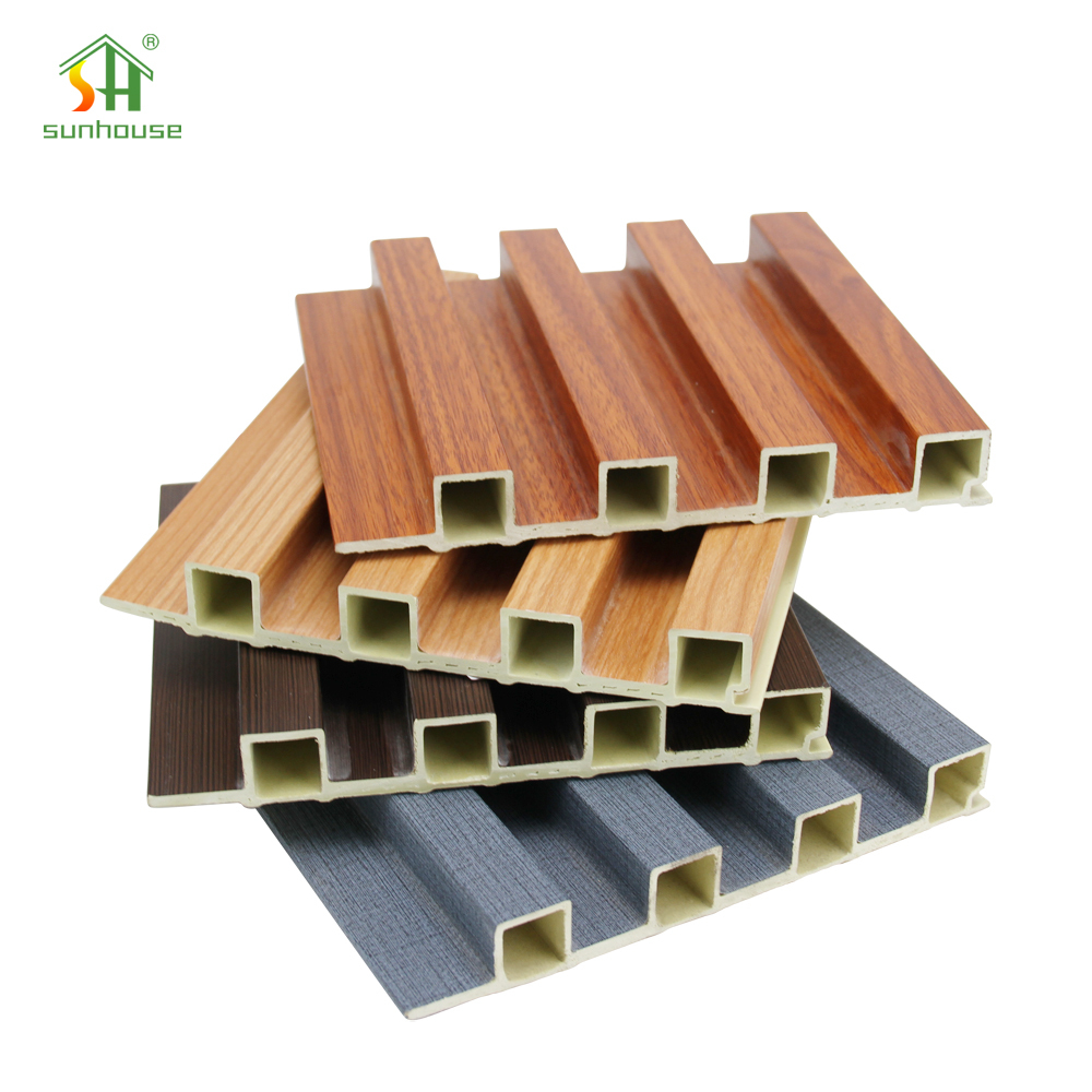 Fire Retardant WPC Wall Panel with 30 Years Service Life and 100% Recycled Material for Exterior and Interior Decoration