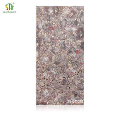 Hafif Mermer Efekti Duvar Paneli 1220x2440mm Akrilik Suya Karşı Paneller