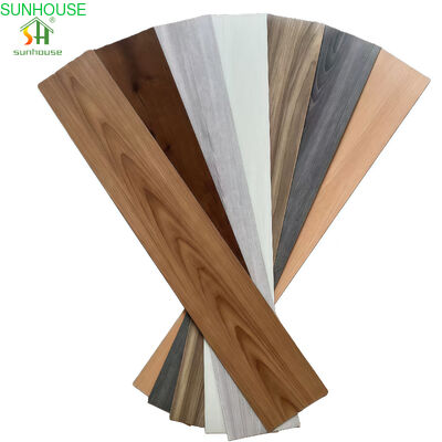 Ev ve ticari kullanım için 6 mm kalınlığında su geçirmez SPC döşeme Vinyl Plank