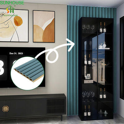 İyi bir fiyat. Villa Apartman Duvar Yenileme Uygulaması için 3D Kabartmalı WPC Duvar Paneli çevrimiçi