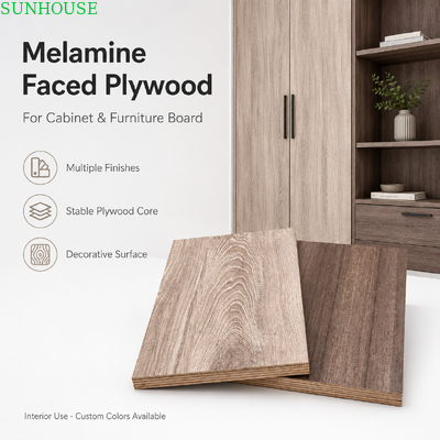 Mutfak Dolapları, Gardıroplar, Raflar ve İç Doğramalar İçin Dekoratif Laminatlı Kontrplak Levhalar (Dolap Sınıfı Mobilya Paneli)