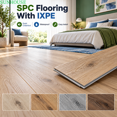 İyi bir fiyat. Yüksek yoğunluklu SPC Click Zemin Serici Zemin Projeleri için Sabit Çekirdek Vinyl Plank, Sabit Çekirdek Yapısı çevrimiçi